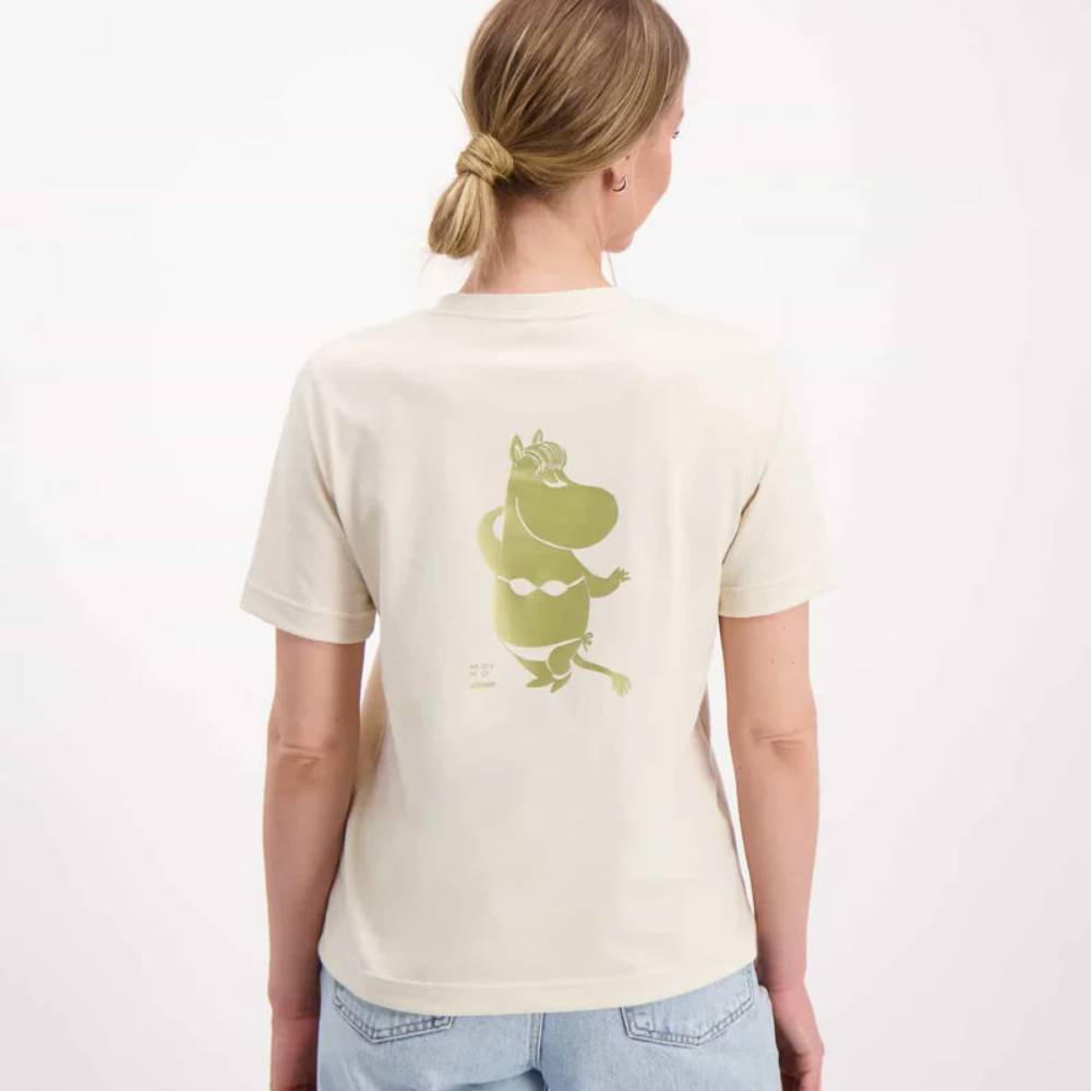 Snorkmaiden Riviera T-shirt Unisex Ecru - Moiko - The Official Moomin Shop