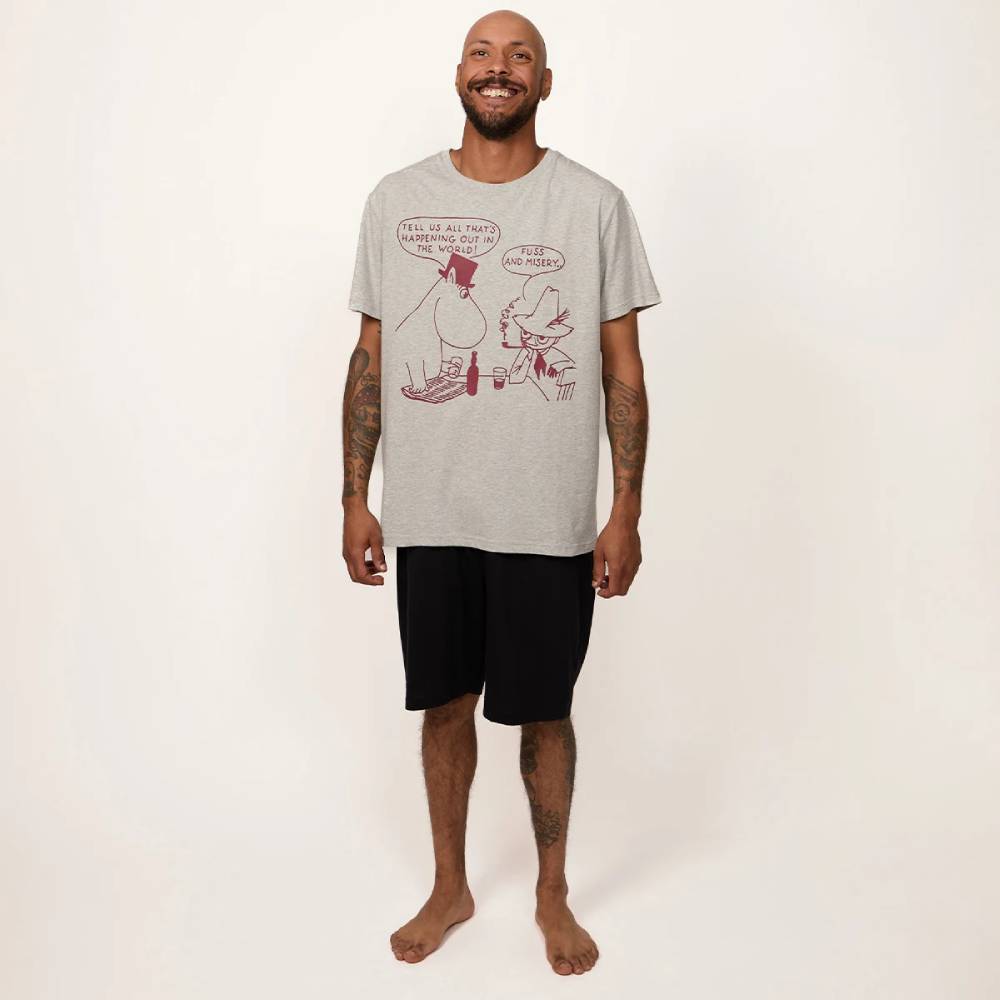 Moomin Fuss Short-set Grey - Martinex - The Official Moomin Shop
