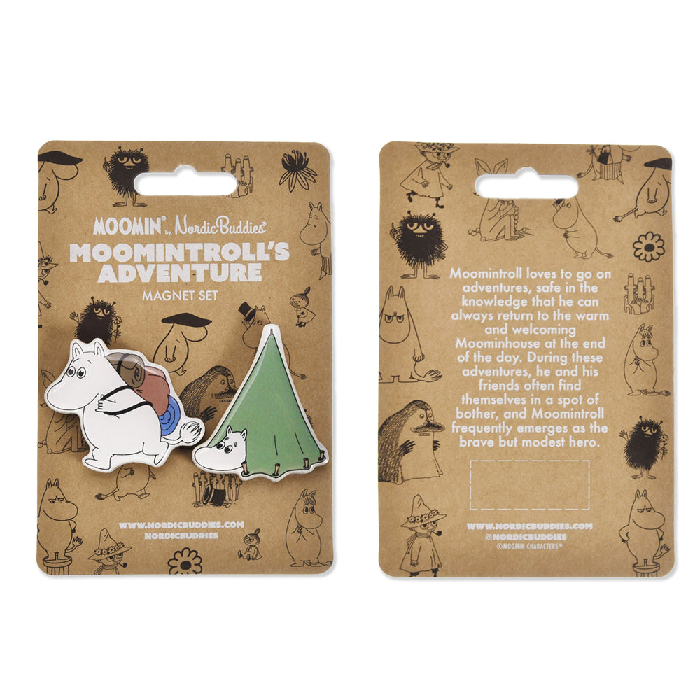 Moomintroll Adventure Magnet 2-set - Nordicbuddies - The Official Moomin Shop