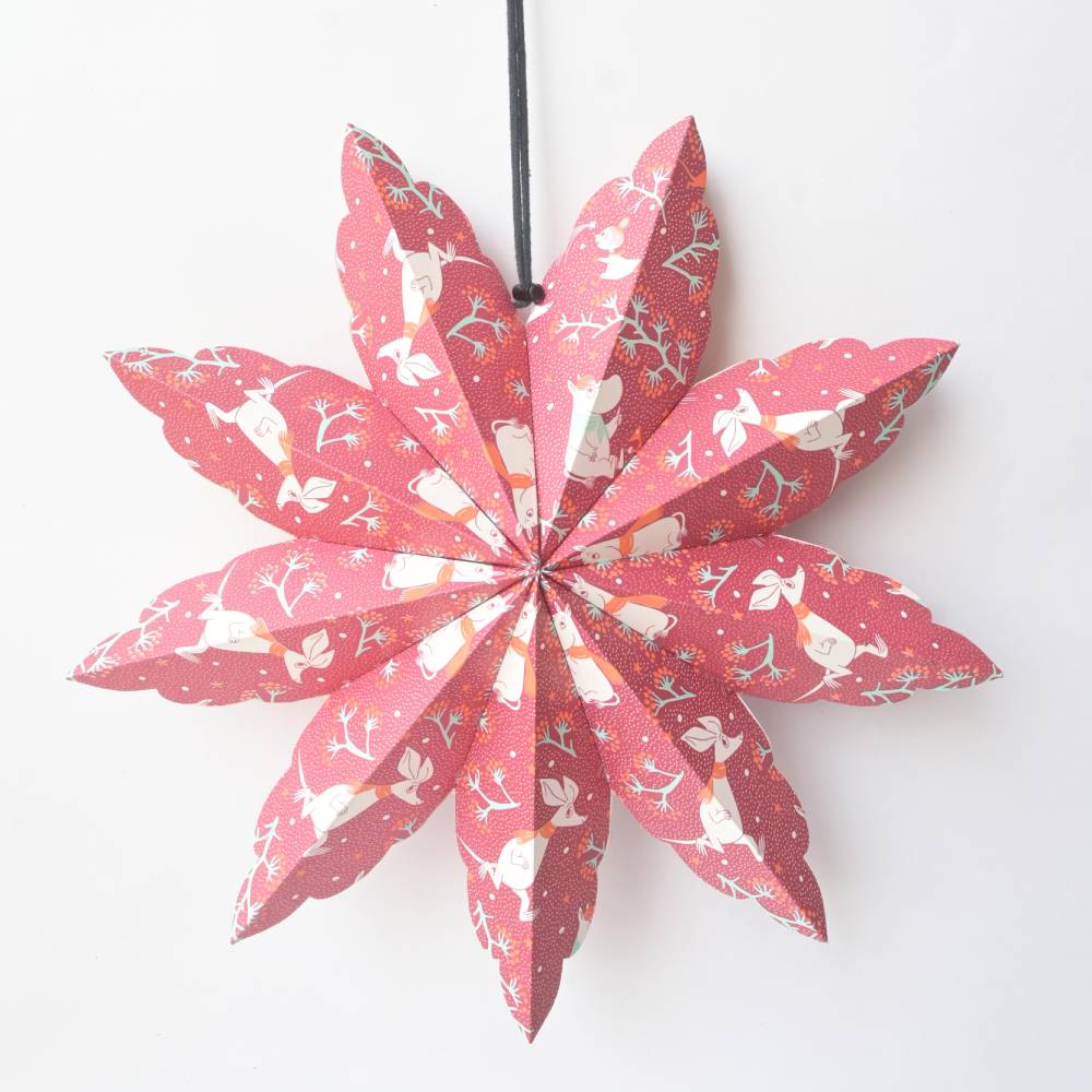 Moomin Paper Star Red 40cm - The Official Moomin Shop