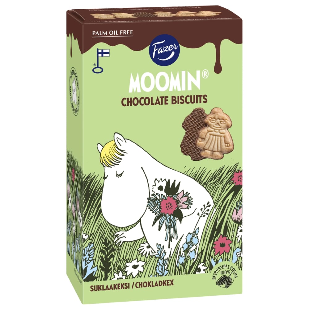 Snorkmaiden Chocolate Biscuits 175g - Fazer - The Official Moomin Shop