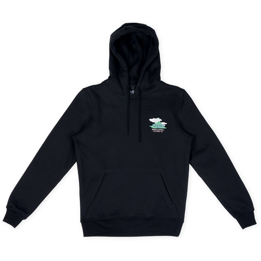 Snufkin Hoodie Black - Nordicbuddies - The Official Moomin Shop