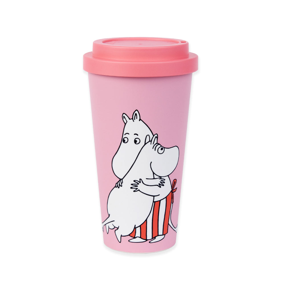 Moominmamma Take-Away Mug Peach - Nordicbuddies - The Official Moomin Shop