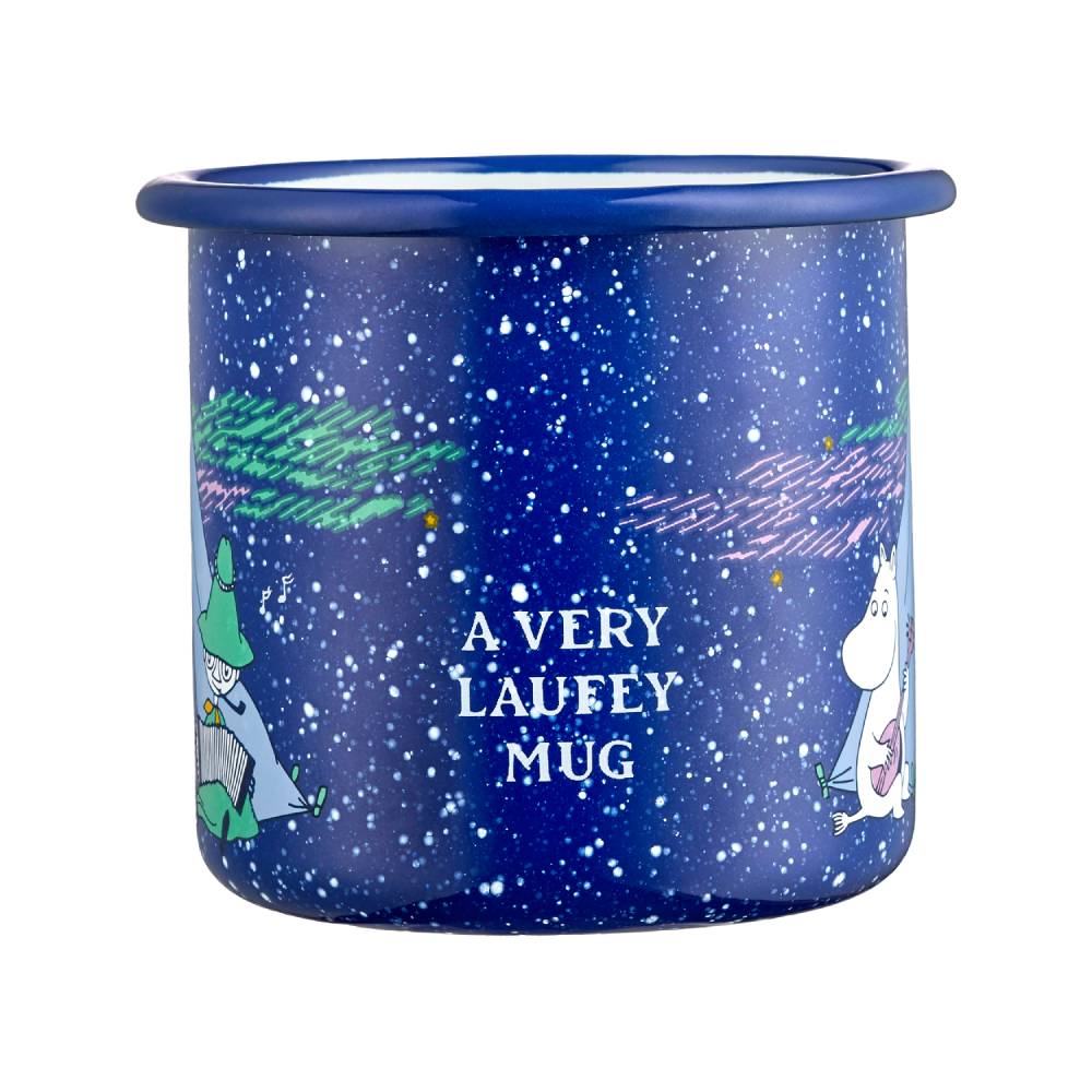 Moomin x Laufey Enamel Mug 3,7dl - The Official Moomin Shop