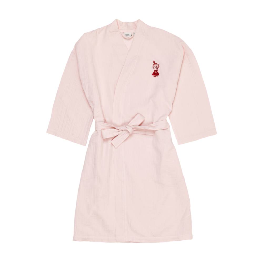 Moomin Friends Forever Bathrobe S/M Pink - The Official Moomin Shop