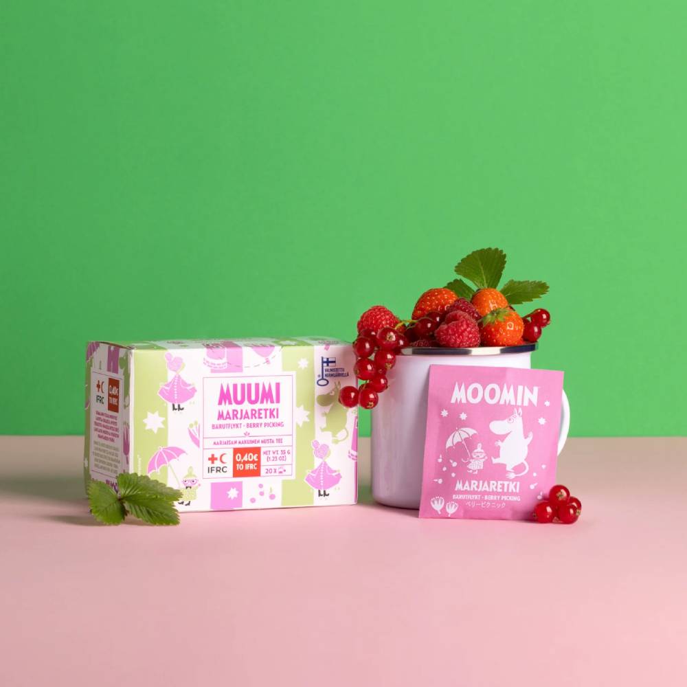 Moomin Berry Picking Bagged Tea 20-pack - The Official Moomin Shop