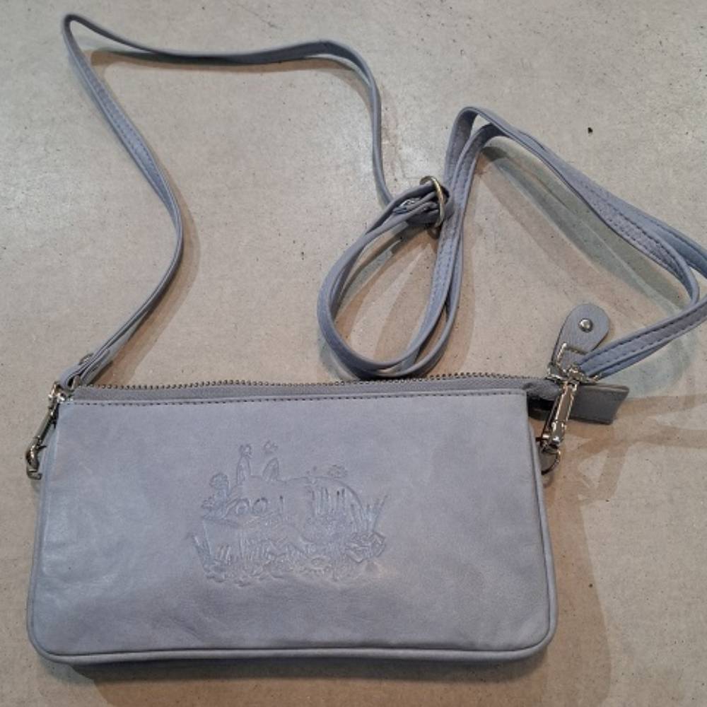 Moomintroll Leather Purse Blue - The Official Moomin Shop