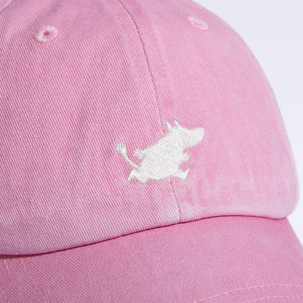 Moomintroll Classics Denim Cap Pink - Nordicbuddies - The Official Moomin Shop