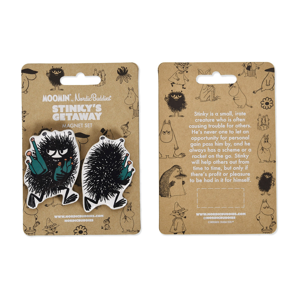 Stinky Getaway Magnet 2-set - The Official Moomin Shop
