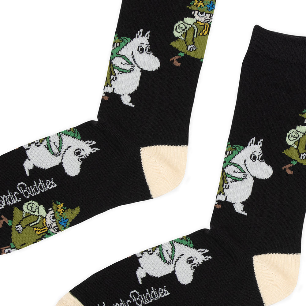 Snufkin & Moomintroll's Trip Socks 40-45 - The Official Moomin Shop