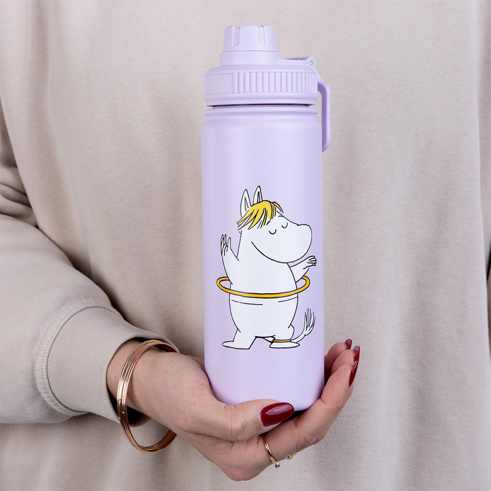 Snorkmaiden Workout Thermal Everyday Bottle 550ml Violet - The Official Moomin Shop
