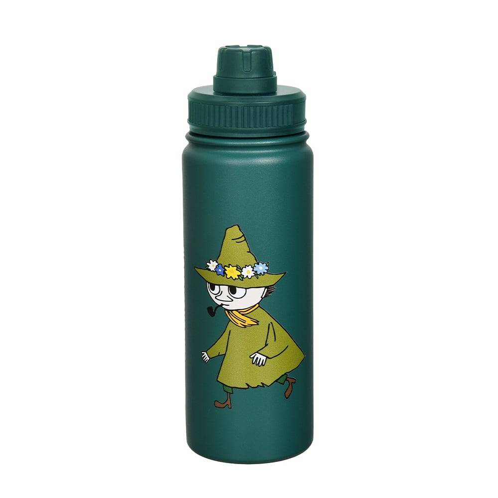 Snufkin Thermal Everyday Bottle Dark Green - Nordicbuddies - The Official Moomin Shop