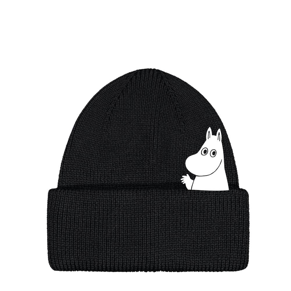 Moomintroll Beanie Black - Moiko - The Official Moomin Shop