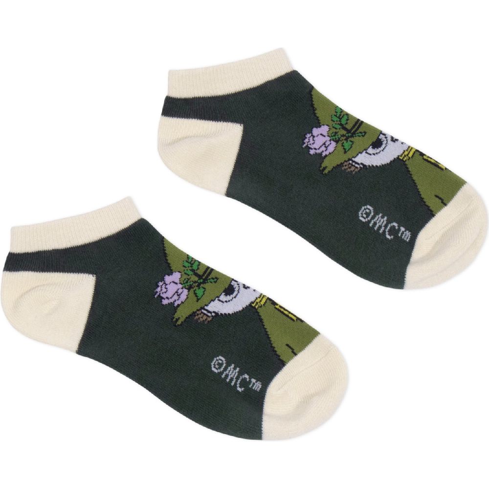 Ankle Socks Snufkin Dark Green - Nordicbuddies - The Official Moomin Shop