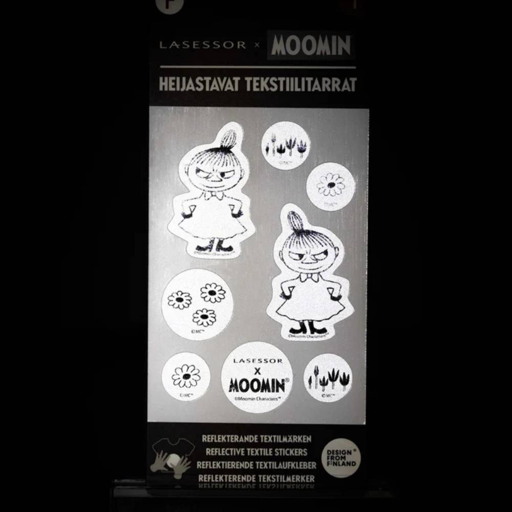 Little My Reflective Textile Sticker - Lasessor - The Official Moomin Shop