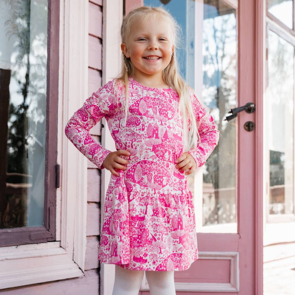 Moomin Park Dress Magenta - Martinex - The Official Moomin Shop