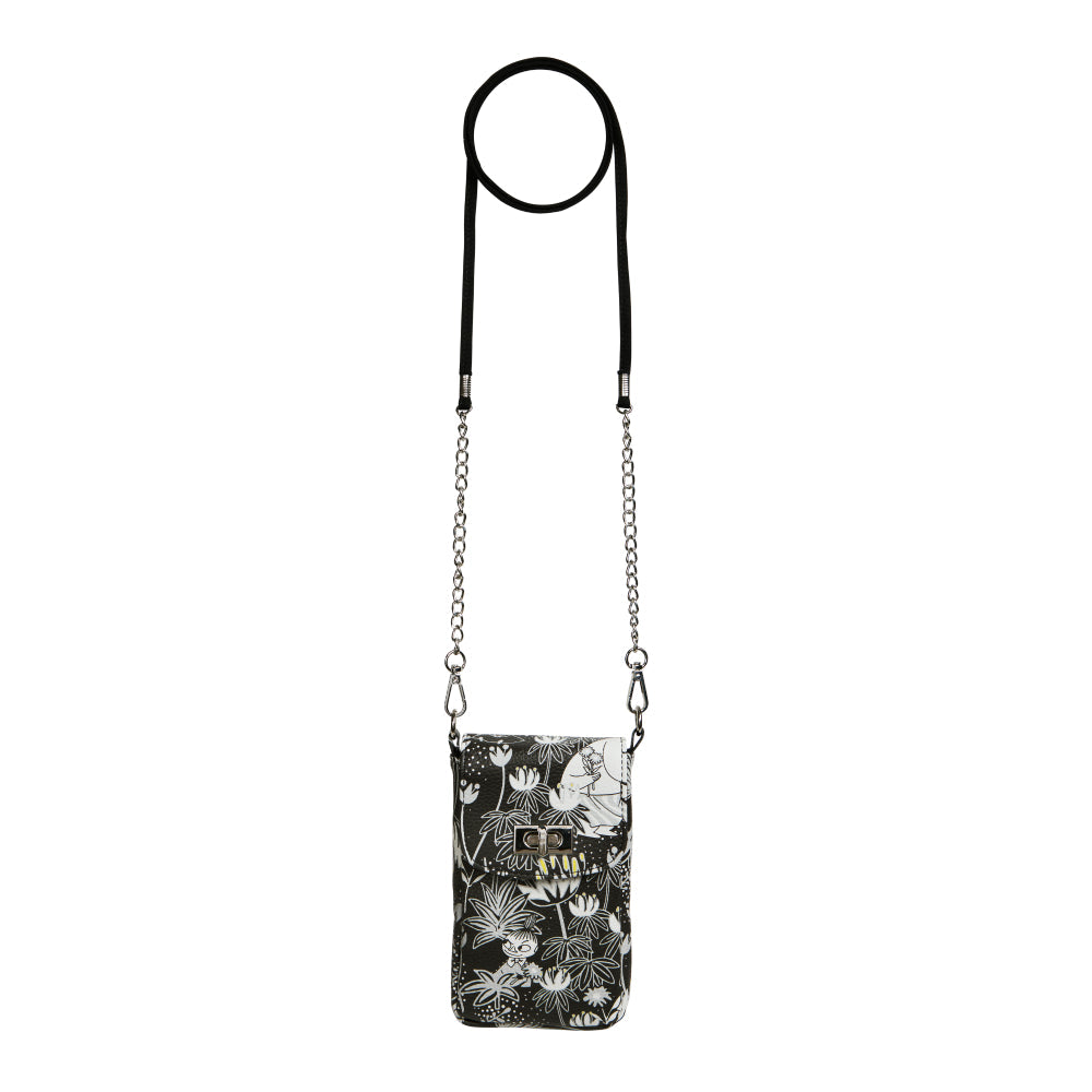 Moomin Azalea Shoulder Pouch Black - Martinex - The Official Moomin Shop