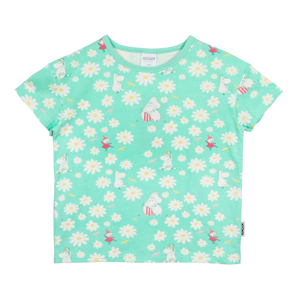 Moomin Wildflower T-shirt Green - Martinex - The Official Moomin Shop
