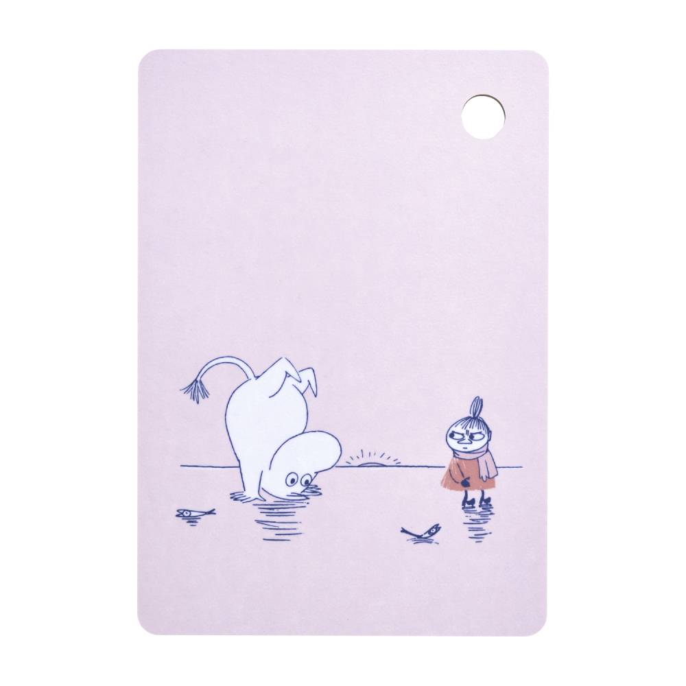Moomin Dreamy Winter Chop & Serve Board 14x20cm - The Official Moomin Shop