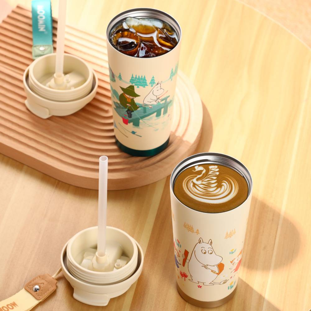 Moomin Fishing Take-away Vacuum Cup 580ml - Vipo - The Official Moomin Shop