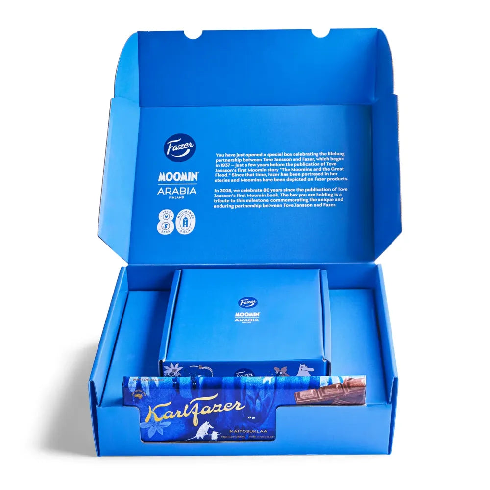 Moomin 80 Anniversary Bowl & Chocolate