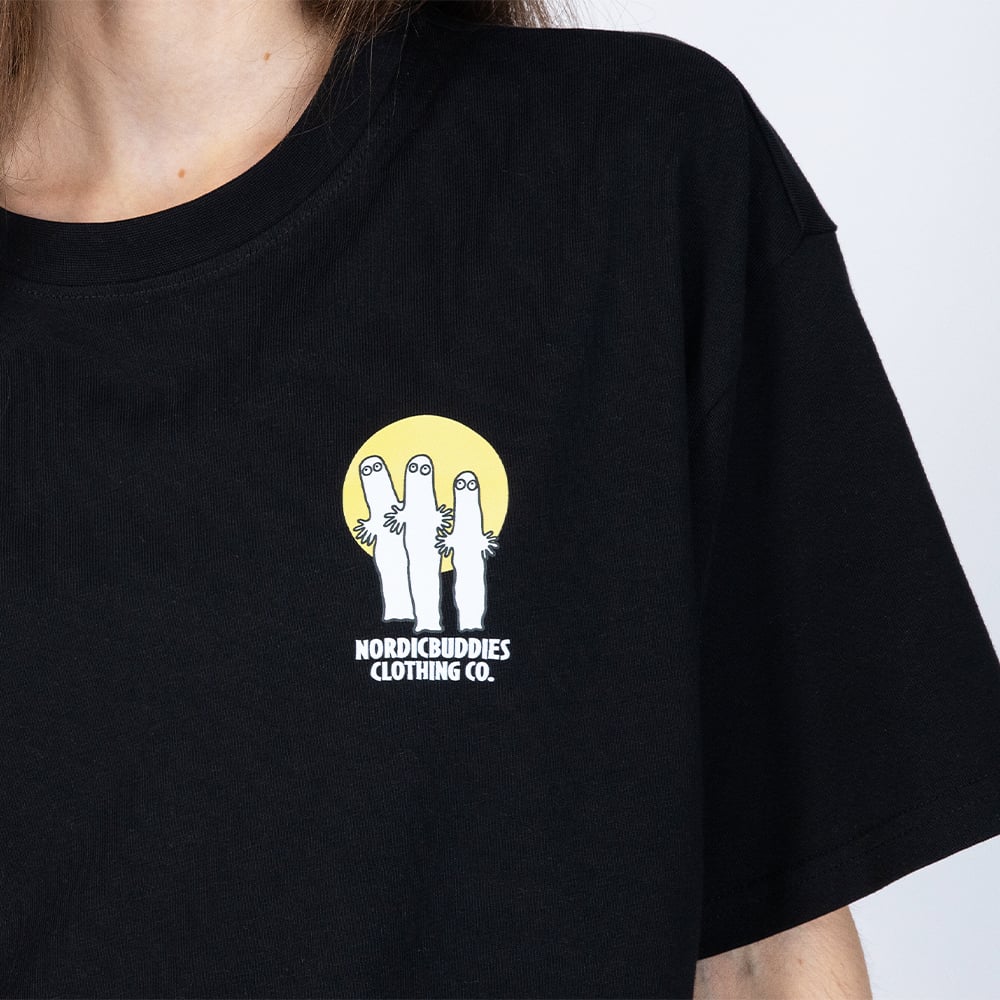 Hattifatteners T-shirt Black - Nordicbuddies - The Official Moomin Shop