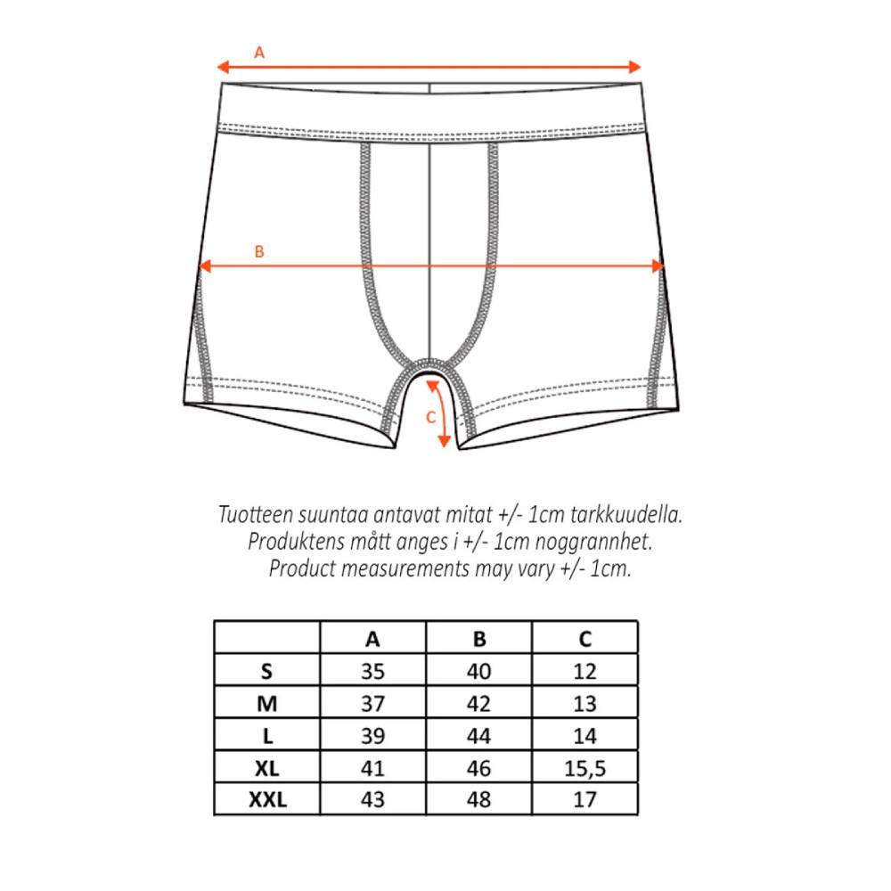 Moomin Winter Heart Boxers Black - The Official Moomin Shop