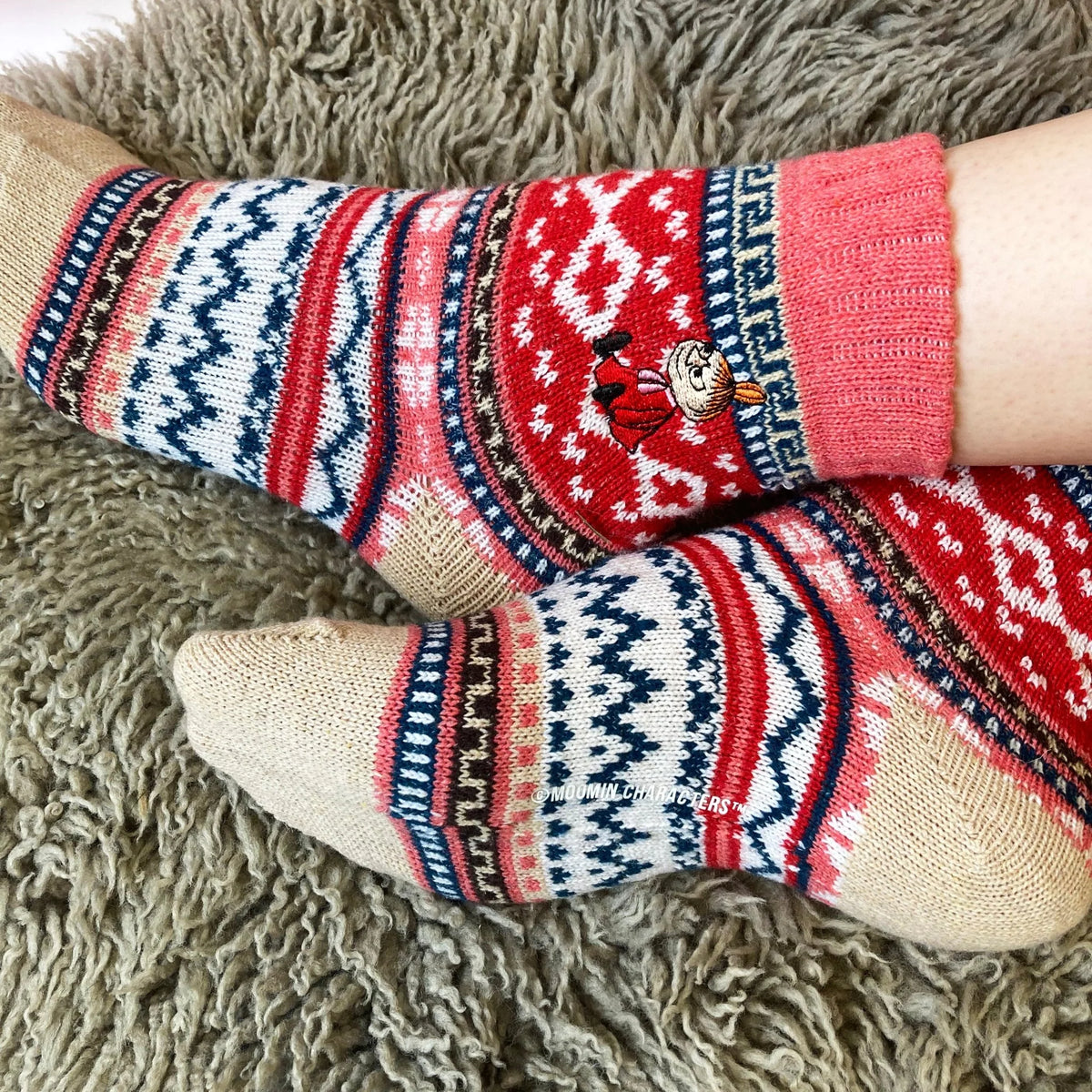 Little My Socks 36-40 Red - The Official Moomin Shop