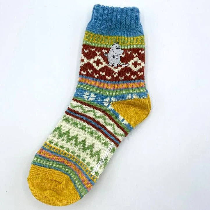 Moomintroll Socks 36-40 Blue - The Official Moomin Shop