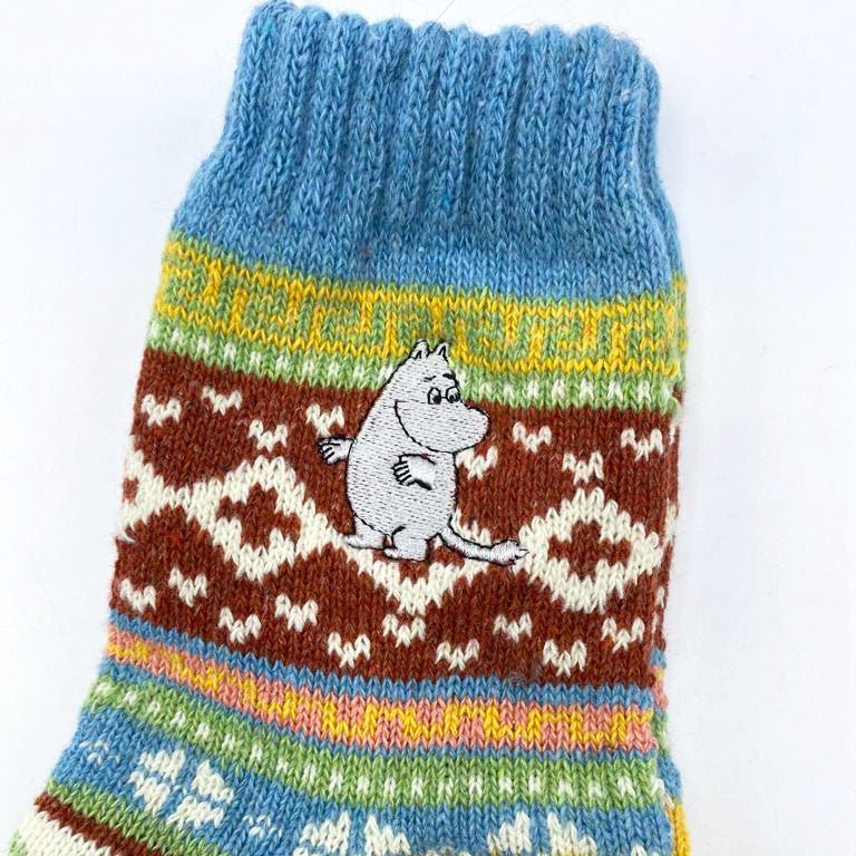 Moomintroll Socks 36-40 Blue - The Official Moomin Shop