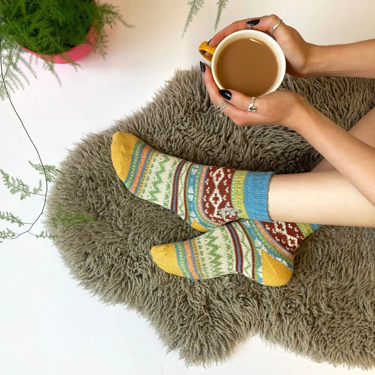 Moomintroll Socks 36-40 Blue - The Official Moomin Shop