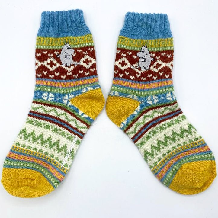 Moomintroll Socks 36-40 Blue - The Official Moomin Shop