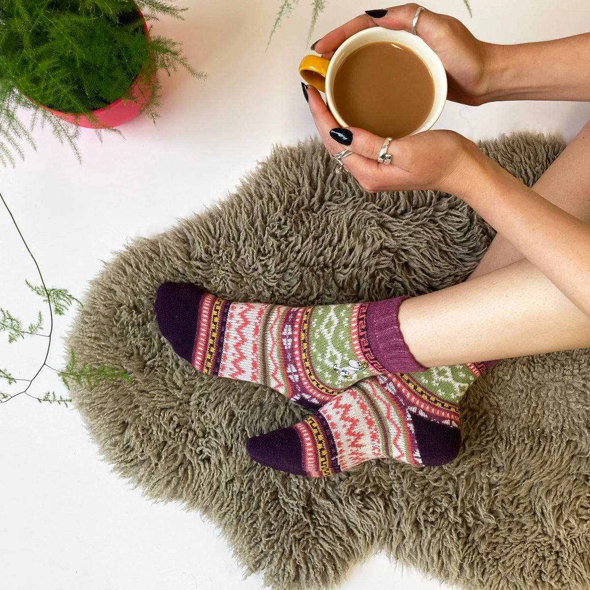 Snorkmaiden Socks 36-40 Purple - The Official Moomin Shop