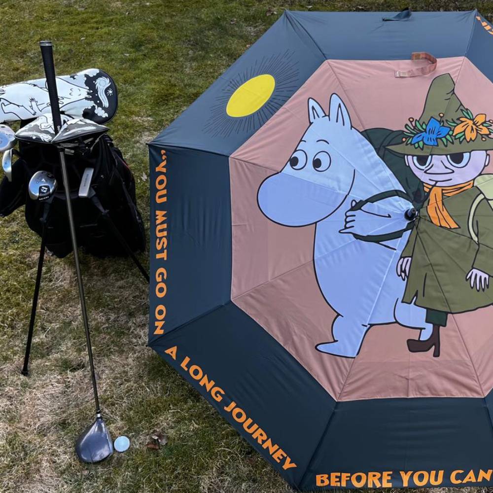 Moomintroll & Snufkin Golf Towel - The Official Moomin Shop