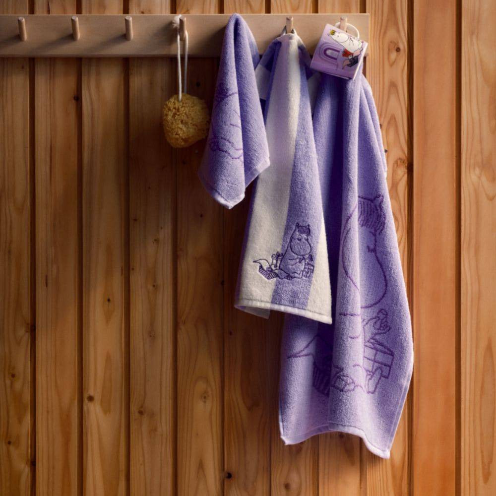 Snorkmaiden Hand Towel 50x70cm Purple - Moomin Arabia - The Official Moomin Shop