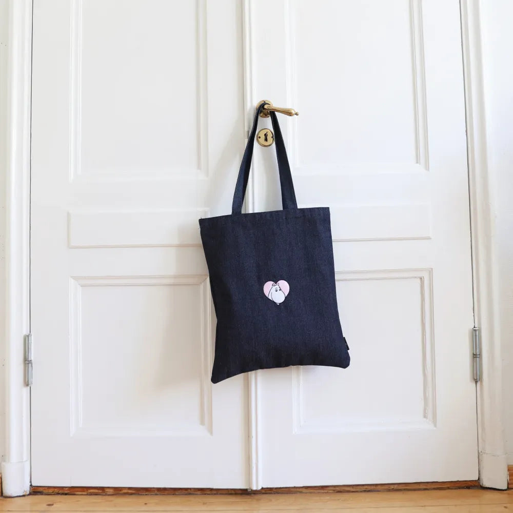 Moomins Love Tote Bag Blue