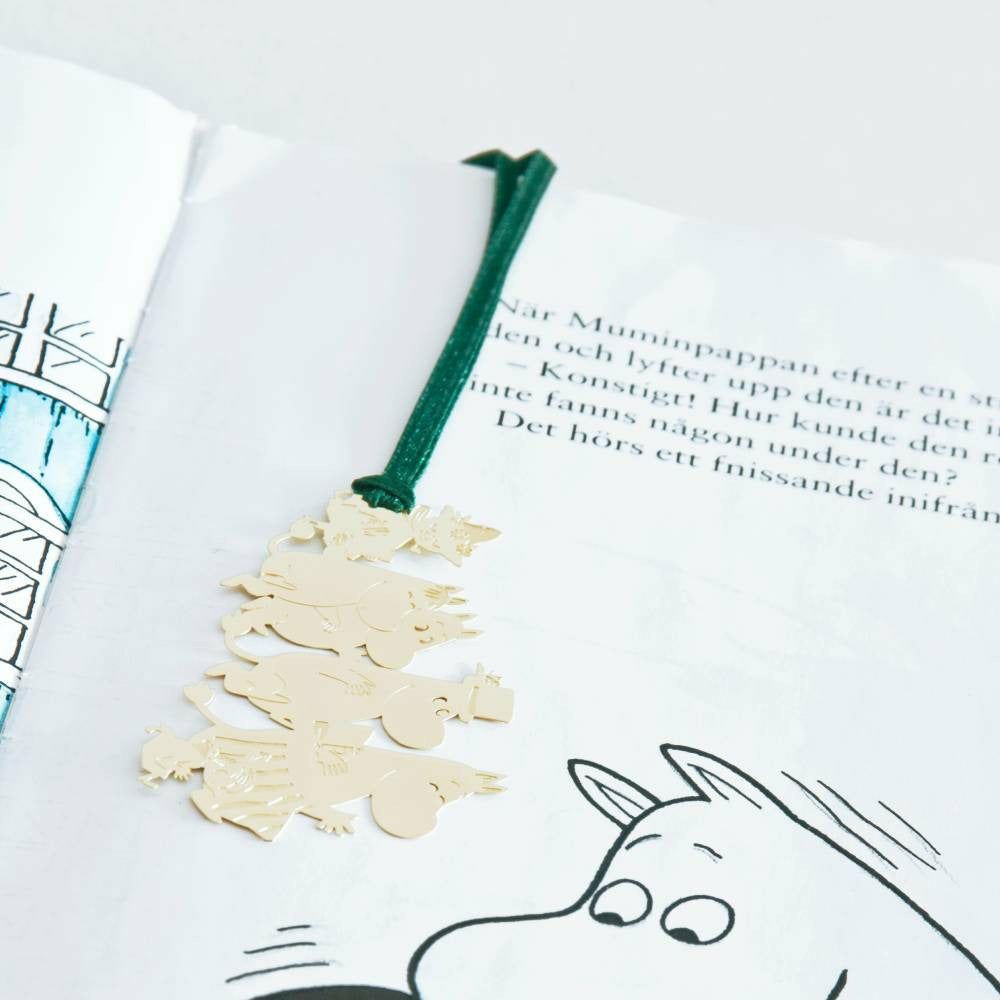 Moomin Family Bookmark Gold - The Official Moomin Shop