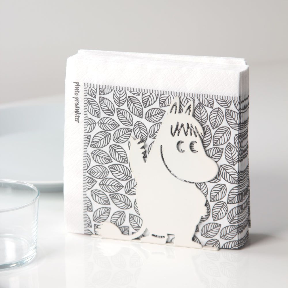 Moomintroll & Snorkmaiden Napkin Holder White - The Official Moomin Shop