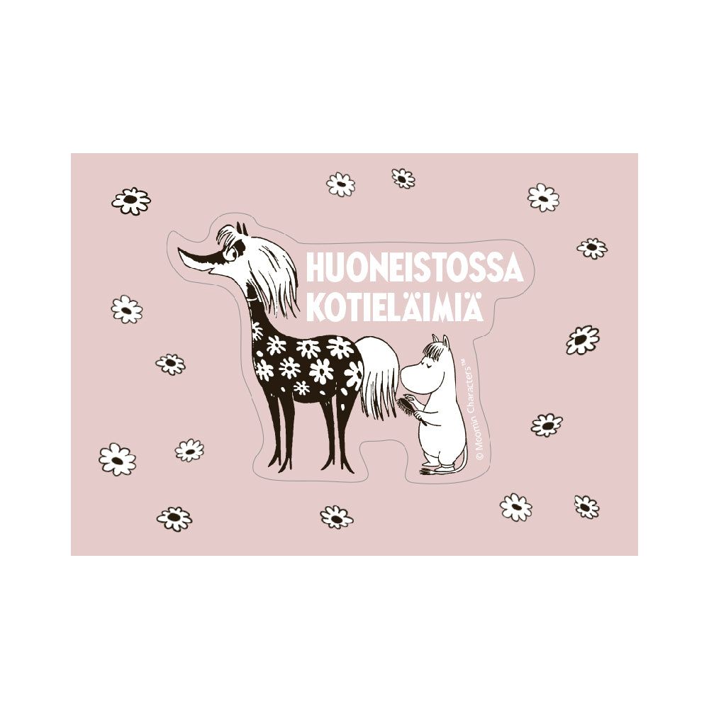 Snorkmaiden Door Sticker Pets inside - Putinki - The Official Moomin Shop