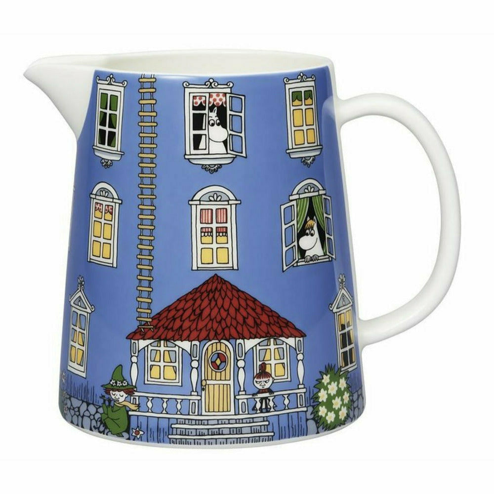 Moominhouse Pitcher 1L Blue - The Official Moomin Shop