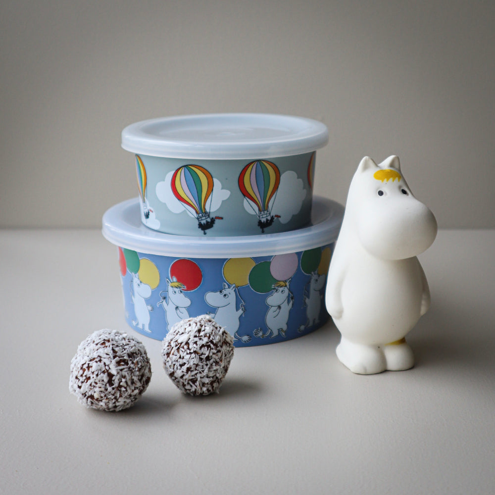 Moomin Festivities Snackbox 2-Pack Blue – Rätt Start - The Official Moomin Shop