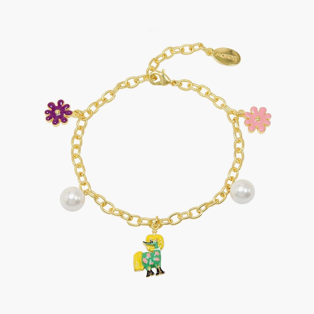 Primadonna's horse Gold Chain Bracelet - Moress Charms - The Official Moomin Shop