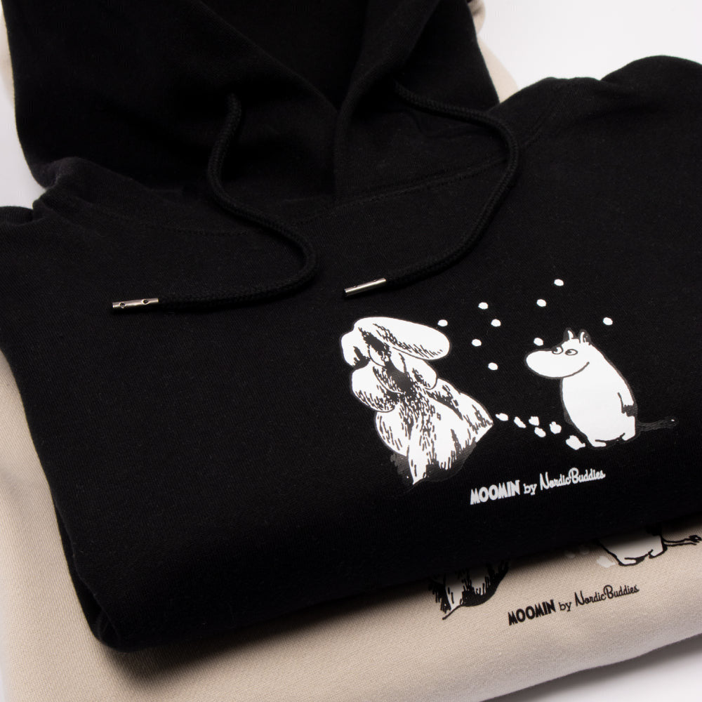Moomin Winterland Hoodie Black - Nordicbuddies - The Official Moomin Shop