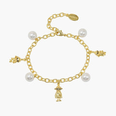 Snufkin and Little My Gold Chain Bracelet - Moress Charms - The