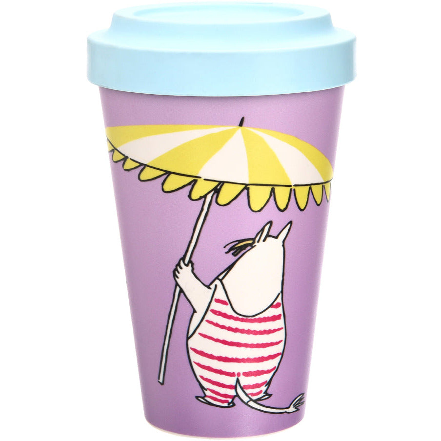 Snorkmaiden Beach Take-Away Mug Lilac - The Official Moomin Shop