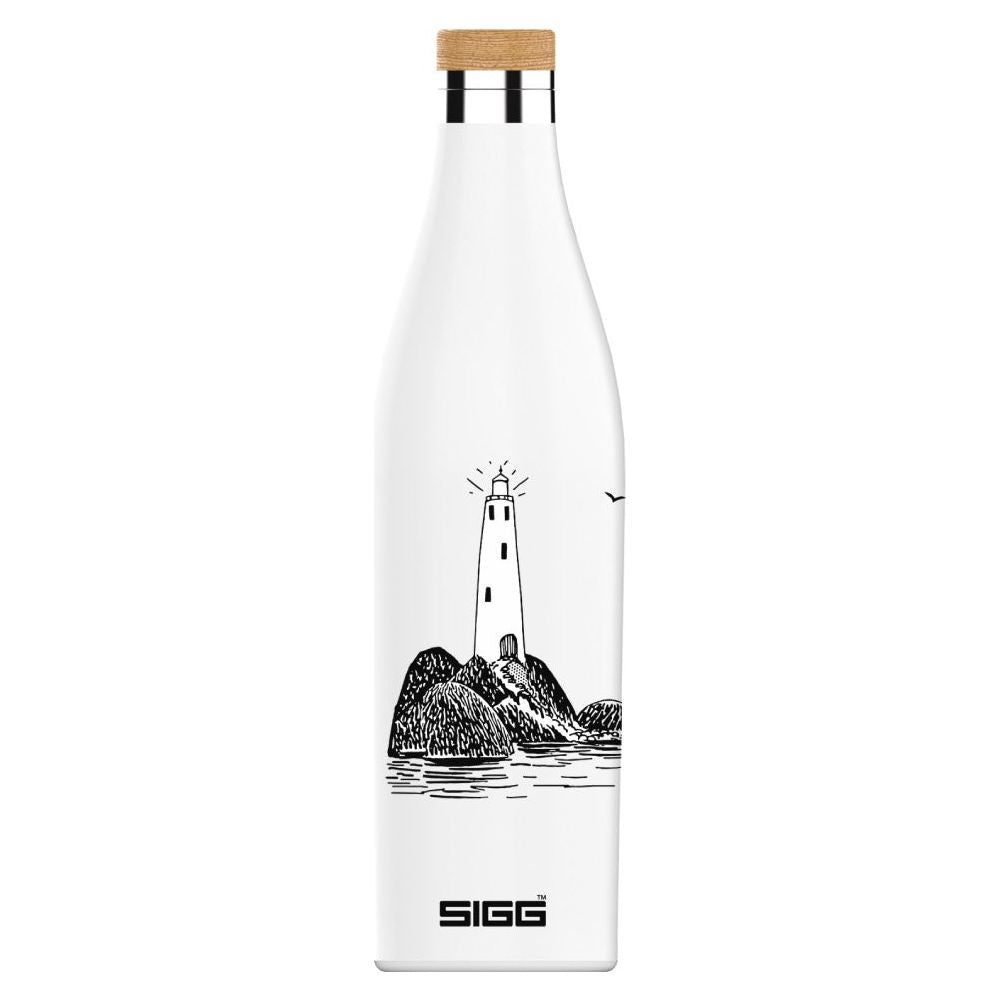 Moomin Meridian Lighthouse Bottle White 0,7L - SIGG - The Official Moomin Shop