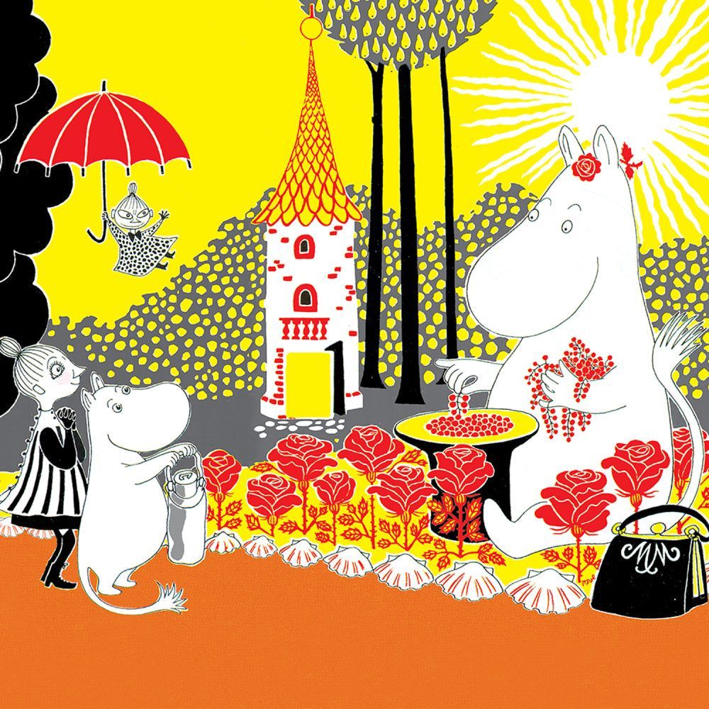 Greeting Card Square Berries - Hype Cards - The Official Moomin Shop