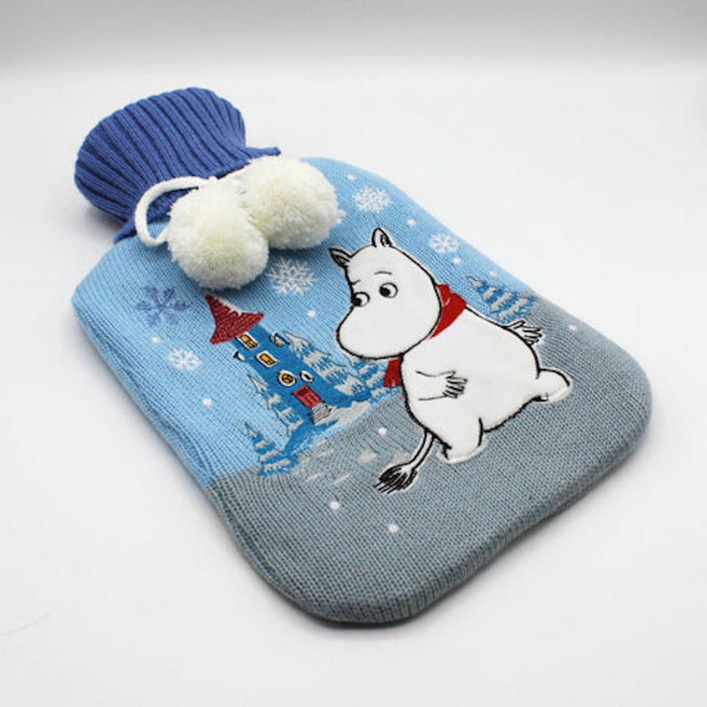 Moomin Snow Hot Water Bottle - House of Disaster - The Official Moomin Shop