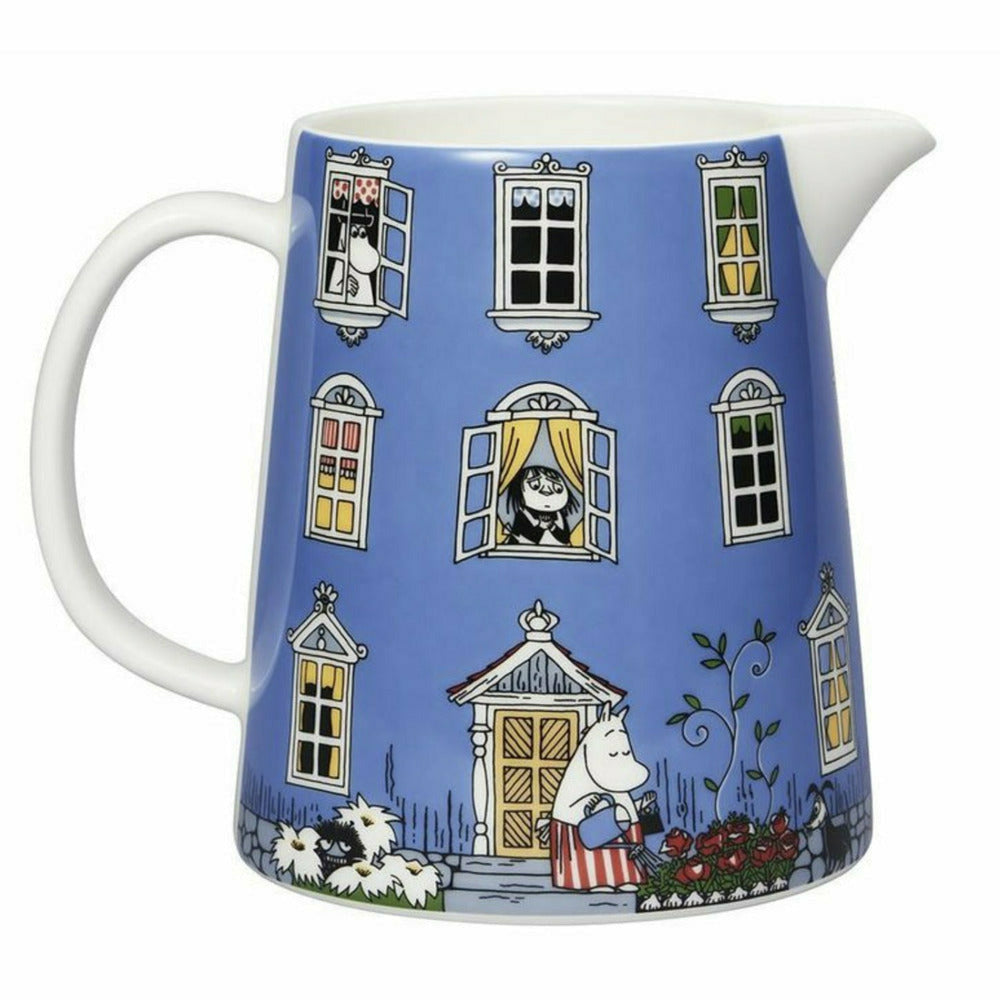 Moominhouse Pitcher 1L Blue - The Official Moomin Shop