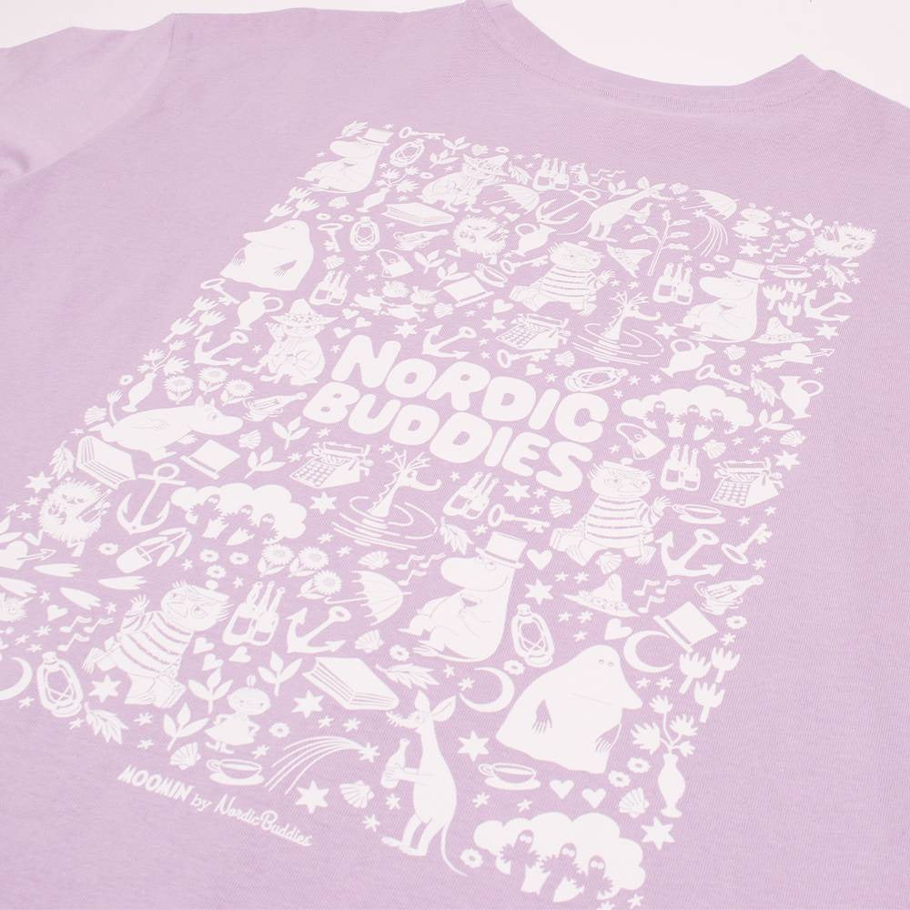 Moomin T-shirt Lilac - Nordicbuddies - The Official Moomin Shop